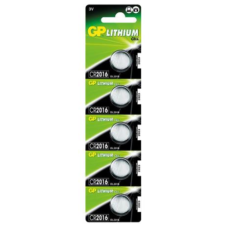 Bateria GP Lithium CR2016 Coin CELL 3V 90MAH Blister com 5 - Alba eletronicos Menor preço em Bateria GP Lithium CR2016 Coin CELL 3V 90MAH Blister com 5 - Alba eletronicos