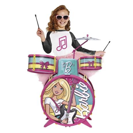Bateria Infantil da Barbie 7293-1 Fun Divirta-se Menor preço em Bateria Infantil da Barbie 7293-1 Fun Divirta-se