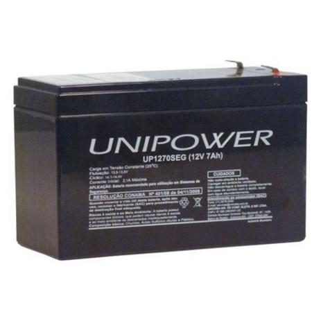 Bateria Interna Selada para Nobreak 12V 7A Unipower Menor preço em Bateria Interna Selada para Nobreak 12V 7A Unipower