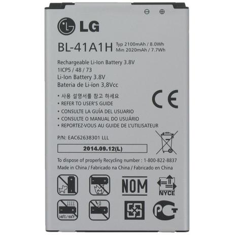 Bateria LG BL-41A1H Original Menor preço em Bateria LG BL-41A1H Original