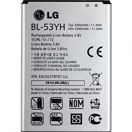 Bateria Lg Bl-51yf Lg G4 H819 H815 H818 H540t H630 H815p Menor preço em Bateria Lg Bl-51yf Lg G4 H819 H815 H818 H540t H630 H815p