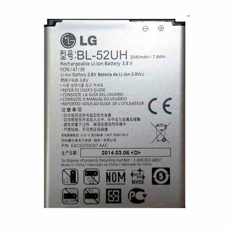 Bateria LG BL-52UH Original Menor preço em Bateria LG BL-52UH Original