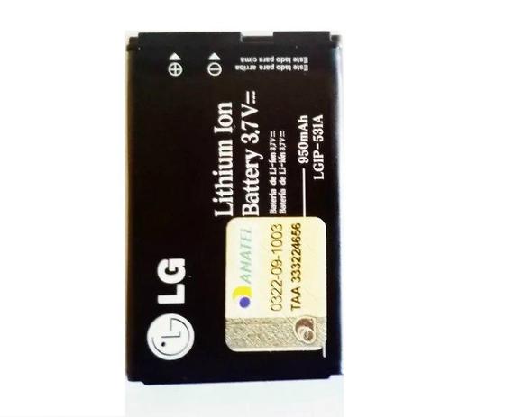 Bateria Lg LGIP-531A 950 Mah Original Menor preço em Bateria Lg LGIP-531A 950 Mah Original