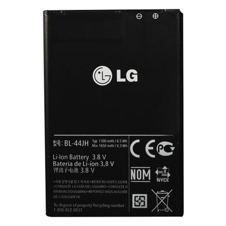 Bateria Lg P705 Optimus L7, Lg E450 Optimus L5 Ii, Lg E455 Optimus L5 Ii Dual Original - Bl44Jh, Bl-44Jh Menor preço em Bateria Lg P705 Optimus L7, Lg E450 Optimus L5 Ii, Lg E455 Optimus L5 Ii Dual Original - Bl44Jh, Bl-44Jh