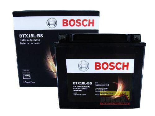 Bateria Moto Bosch Btx18l-bs 18ah 12v Harley Fat Boy Menor preço em Bateria Moto Bosch Btx18l-bs 18ah 12v Harley Fat Boy