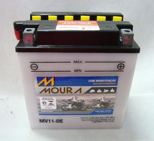 Bateria Moto Moura Mv11 Direito Menor preço em Bateria Moto Moura Mv11 Direito
