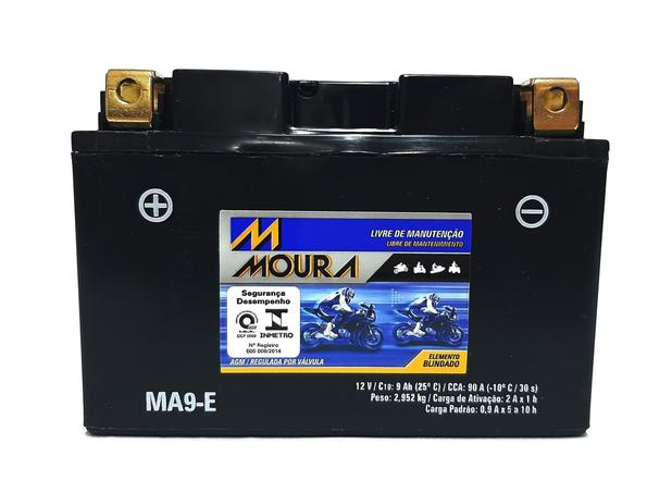 BATERIA MOTO MOURA SELADA 9Ah - TRANSALP 700 NINJA 650 BANDIT CBR 600RR GSX 1300 R FUTURE 125 0104 Menor preço em BATERIA MOTO MOURA SELADA 9Ah - TRANSALP 700 NINJA 650 BANDIT CBR 600RR GSX 1300 R FUTURE 125 0104