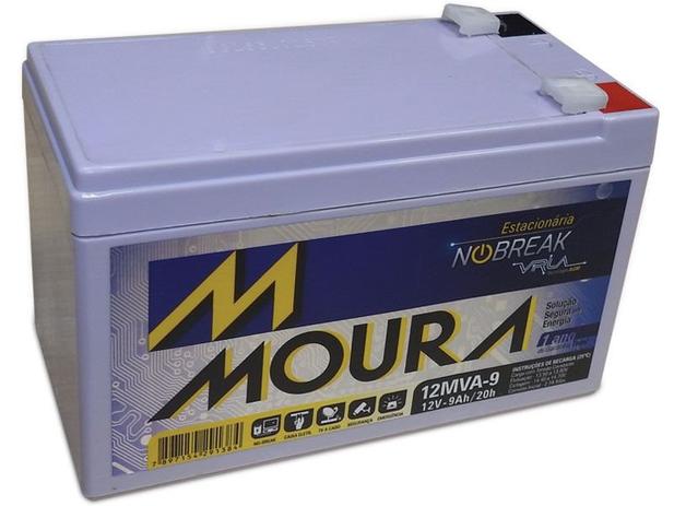 Bateria Moura 12MVA-9 Estacionaria Nobreak 12V 9AH - Aldo solar Menor preço em Bateria Moura 12MVA-9 Estacionaria Nobreak 12V 9AH - Aldo solar