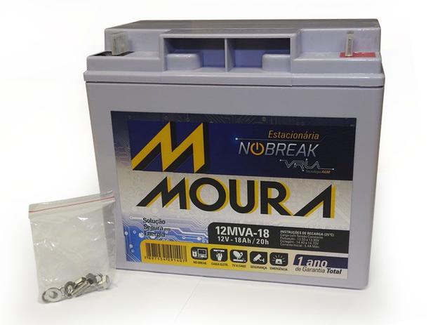 Bateria Moura Centrium ENERGY 12MVA-18 Estacionaria Nobreak 12V 18AH Menor preço em Bateria Moura Centrium ENERGY 12MVA-18 Estacionaria Nobreak 12V 18AH