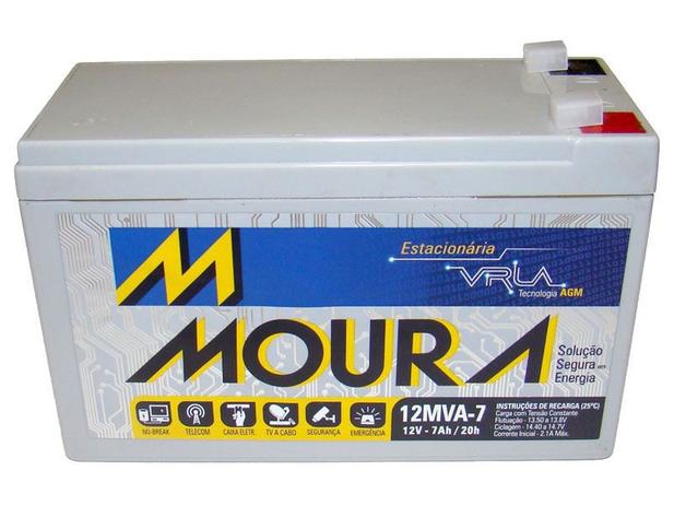Bateria Moura Centrium ENERGY 12MVA-7 Estacionaria Nobreak 12V 7AH Menor preço em Bateria Moura Centrium ENERGY 12MVA-7 Estacionaria Nobreak 12V 7AH