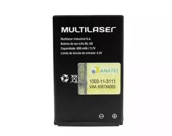 Bateria Multilaser BL-5D Original Anatel Menor preço em Bateria Multilaser BL-5D Original Anatel