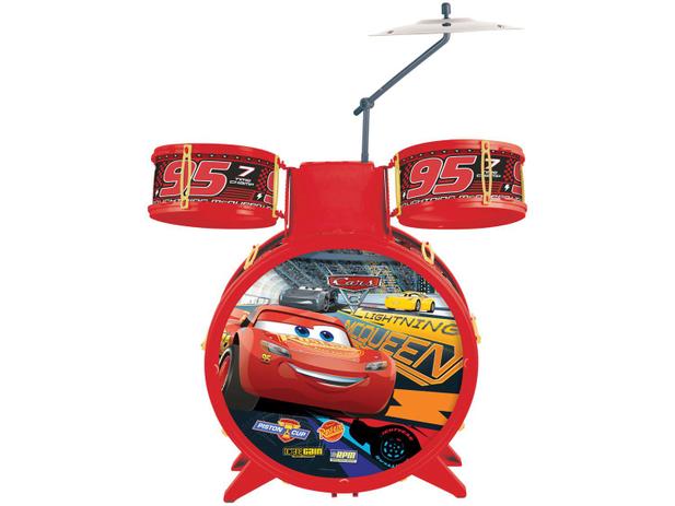 Bateria Musical Acústica Infantil Carros - Disney
