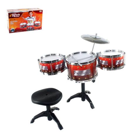 Bateria musical infantil meu ritmo acompanha uma banqueta para completar - Wellmix Menor preço em Bateria musical infantil meu ritmo acompanha uma banqueta para completar - Wellmix