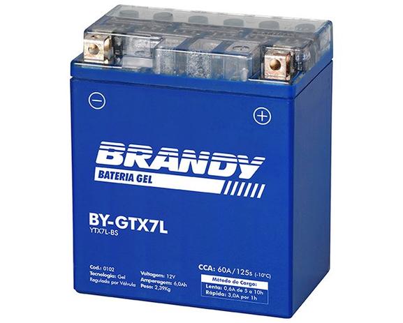 Bateria Nano Gel BY-GTX7L Honda Titan ES Ate 2008 Brandy 0102 Menor preço em Bateria Nano Gel BY-GTX7L Honda Titan ES Ate 2008 Brandy 0102