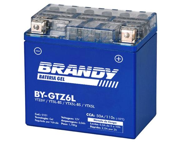 Bateria Nano Gel BY-GTZ6L Yamaha Factor 2009 Em Diante Brandy 0101 é boa?