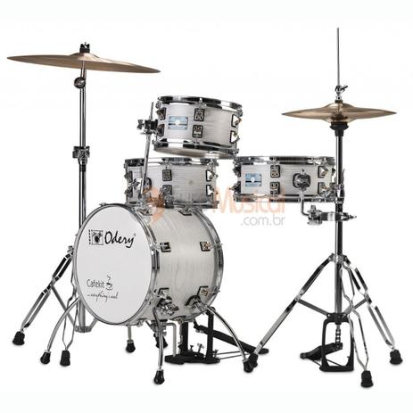 Bateria Odery Café Kit White Ash Menor preço em Bateria Odery Café Kit White Ash