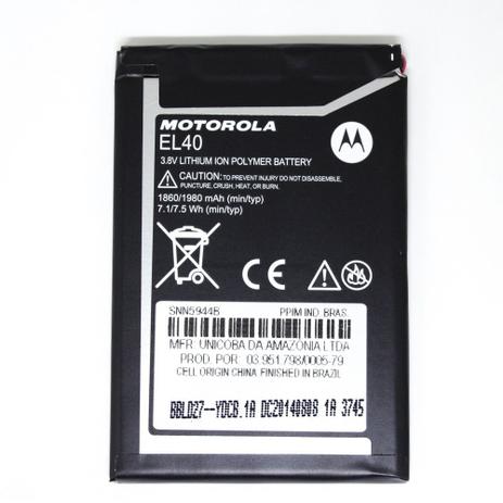 Bateria Original Motorola EL40 - Moto E Menor preço em Bateria Original Motorola EL40 - Moto E
