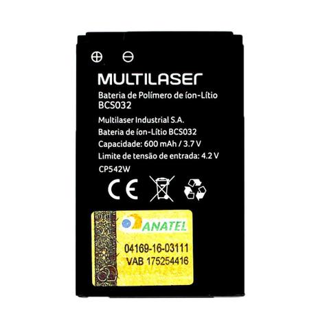 Bateria para Celular New UP (P9032, P9033) Multilaser UT129 CP542W PR070 Menor preço em Bateria para Celular New UP (P9032, P9033) Multilaser UT129 CP542W PR070