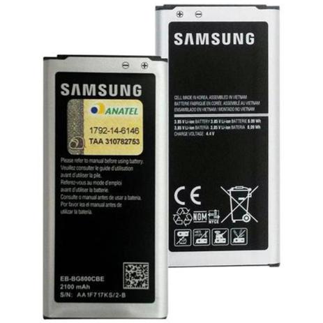 Bateria Para Celular Samsung Galaxy S5 Mini Duos - Eb-bg800cbe Menor preço em Bateria Para Celular Samsung Galaxy S5 Mini Duos - Eb-bg800cbe