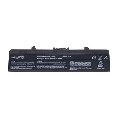 Bateria para Notebook Dell Part Number C601H - Marca bringIT Menor preço em Bateria para Notebook Dell Part Number C601H - Marca bringIT