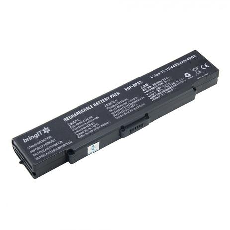 Bateria para notebook Sony Vaio VGN-FE690G/B 6 Células - Bringit Menor preço em Bateria para notebook Sony Vaio VGN-FE690G/B 6 Células - Bringit