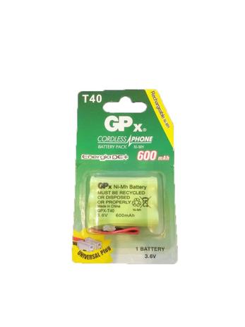 Bateria para telefone sem Fio GPx T 40 Recarregável 600mAh é ruim? Bateria para telefone sem Fio GPx T 40 Recarregável 600mAh é boa?