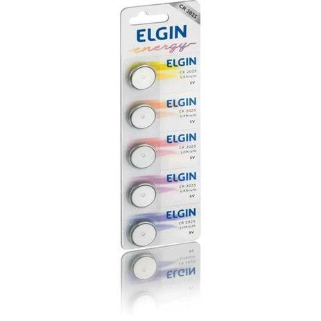 Bateria Pilha Elgin Moeda Litio Cartela C/5 Un Cr2025 - Elgin é boa?