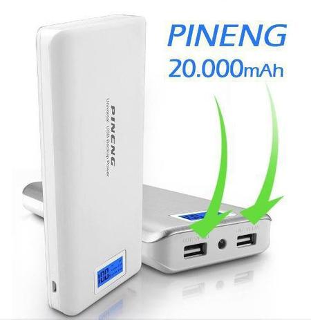 Bateria Portátil Power Bank 20000mah PN-999 Pineng Menor preço em Bateria Portátil Power Bank 20000mah PN-999 Pineng
