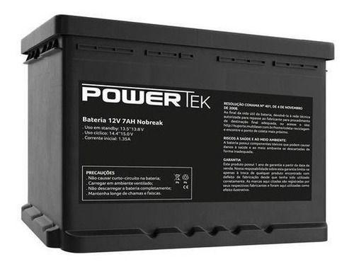 Bateria powertek 12v 7ah para nobreak - Multilaser Menor preço em Bateria powertek 12v 7ah para nobreak - Multilaser