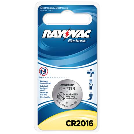 Bateria Rayovac Lithium CR2016 3V Menor preço em Bateria Rayovac Lithium CR2016 3V