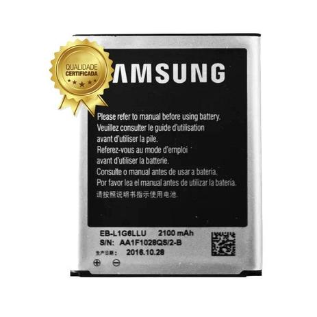 Bateria Samsung Galaxy S3 GT-I9300 EB-L1G6 2100mah 1 Linha Menor preço em Bateria Samsung Galaxy S3 GT-I9300 EB-L1G6 2100mah 1 Linha