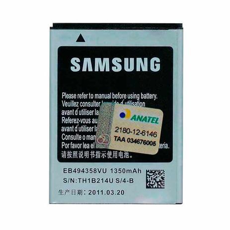 Bateria Samsung GT-S5670 Galaxy Fit Original Menor preço em Bateria Samsung GT-S5670 Galaxy Fit Original