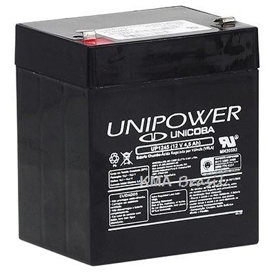 BATERIA SELADA AGM 12V 4,5Ah UNIPOWER UP1245 MEDICINA ALARME - VIDA ÚTIL: 3 ANOS Menor preço em BATERIA SELADA AGM 12V 4,5Ah UNIPOWER UP1245 MEDICINA ALARME - VIDA ÚTIL: 3 ANOS