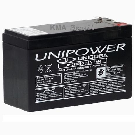 BATERIA SELADA AGM 12V 7Ah UNIPOWER UP1270SEG CERCA ALARMES é boa?