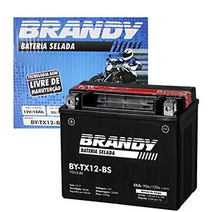 Bateria Selada Brandy TX12-BS TRIUMPH 865 Bonnavile T100 Cód:Yuasa Ytx12 Menor preço em Bateria Selada Brandy TX12-BS TRIUMPH 865 Bonnavile T100 Cód:Yuasa Ytx12