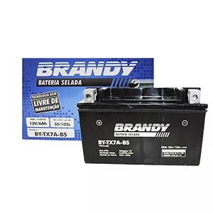 Bateria Selada Brandy TX7A Original 125 Fosti FT 125A Cód. Yuasa YTX7A-BS Menor preço em Bateria Selada Brandy TX7A Original 125 Fosti FT 125A Cód. Yuasa YTX7A-BS