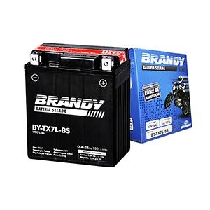 Bateria Selada Brandy TX7L Original KASINSKI 125 Way 125 Cód. Yuasa YTX7L-BS Menor preço em Bateria Selada Brandy TX7L Original KASINSKI 125 Way 125 Cód. Yuasa YTX7L-BS