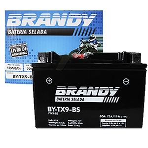 Bateria Selada Brandy TX9-BS Original KAWASAKI 900 Ninja ZX-9R Cód. Yuasa YTX9-BS Menor preço em Bateria Selada Brandy TX9-BS Original KAWASAKI 900 Ninja ZX-9R Cód. Yuasa YTX9-BS