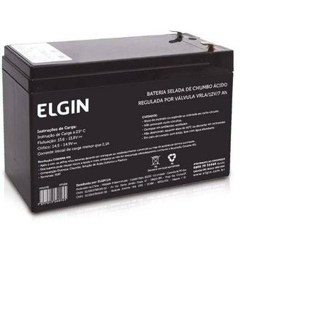 Bateria Selada Elgin VRLA - 12V 7Ah 82293 Menor preço em Bateria Selada Elgin VRLA - 12V 7Ah 82293