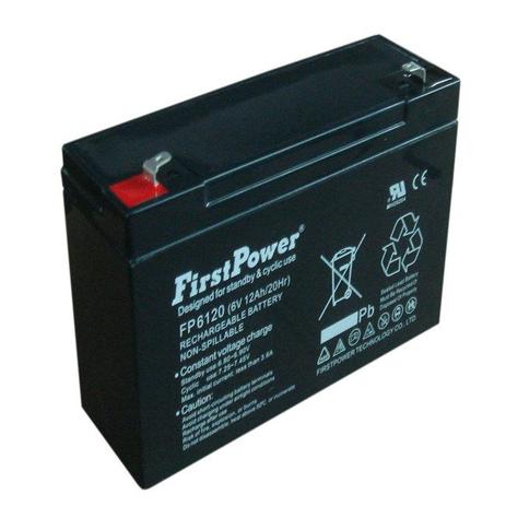 Bateria selada fp6120 6v 12ah first power - Firstpower é boa?