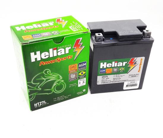 Menor preço em Bateria selada Heliar htz7l 12v 6ah Yamaha Dt180