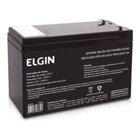 Bateria Selada Nobreak 12v 7ah Elgin 82293 Menor preço em Bateria Selada Nobreak 12v 7ah Elgin 82293