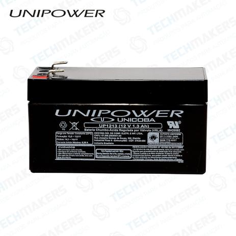 Bateria Selada Recarregável Unipower 12V 1.3AH UP1213 Menor preço em Bateria Selada Recarregável Unipower 12V 1.3AH UP1213