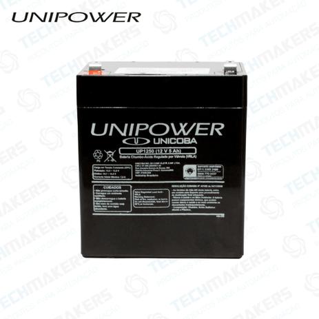 Bateria Selada Recarregável Unipower 12V 5AH UP1250 Menor preço em Bateria Selada Recarregável Unipower 12V 5AH UP1250
