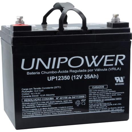 Bateria Selada UP12350 12V/35A UNIPOWER Menor preço em Bateria Selada UP12350 12V/35A UNIPOWER