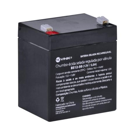 Bateria selada vinik 12 volts 5 amperes bs12-50 Menor preço em Bateria selada vinik 12 volts 5 amperes bs12-50