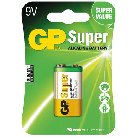 Bateria Super Alkaline 9V Blister com 1 - Vitrine Menor preço em Bateria Super Alkaline 9V Blister com 1 - Vitrine
