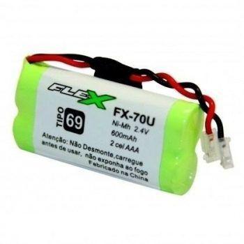 Bateria Telefone Sem Fio 2.4V 600mah 2AAA Universal FX-70U - Flex é ruim? Bateria Telefone Sem Fio 2.4V 600mah 2AAA Universal FX-70U - Flex é boa?
