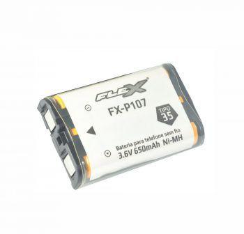 Bateria Telefone Sem Fio Tipo 35 3.6V 650Mah - FX-P107 - Flex Menor preço em Bateria Telefone Sem Fio Tipo 35 3.6V 650Mah - FX-P107 - Flex