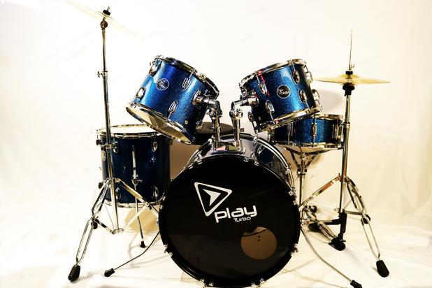 Bateria Turbo Play Azul bumbo de 20 Menor preço em Bateria Turbo Play Azul bumbo de 20